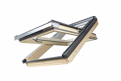 Объект из Среднеповоротные деревянные Fakro FTP-V P2